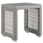 Aura Outdoor Patio Wicker Rattan Side Table - Image 2