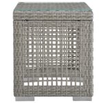 Aura Outdoor Patio Wicker Rattan Side Table - Image 6