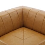 Bartlett Vegan Leather Corner Chair - Image 6