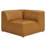 Bartlett 4-Piece Vegan Leather Sectional Sofa - Image 12