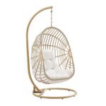 Amalie Wicker Rattan Outdoor Patio Rattan Swing Chair - Image 2