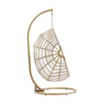 Amalie Wicker Rattan Outdoor Patio Rattan Swing Chair - Image 4