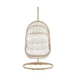 Amalie Wicker Rattan Outdoor Patio Rattan Swing Chair - Image 6