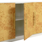 Abel 69 Inch Burl Wood Sideboard Buffet TV Stand - Image 9