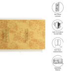 Abel 69 Inch Burl Wood Sideboard Buffet TV Stand - Image 4