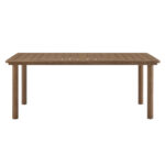 Parkland 76" Outdoor Patio Aluminum Dining Table - Image 23