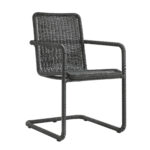 Abacus Outdoor Patio Wicker Dining Chairs Set of 2 - Image 24