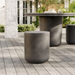 Brion Indoor - Outdoor Patio Concrete Stool - Image 10