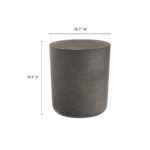 Brion Indoor - Outdoor Patio Concrete Stool - Image 3