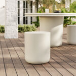 Brion Indoor - Outdoor Patio Concrete Stool - Image 30