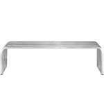 Pipe 60" Stainless Steel Bench - Image 4