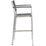 Shore Outdoor Patio Aluminum Bar Stool - Image 3