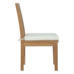 Marina Outdoor Patio Teak Dining Chair - Image 3