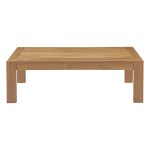 Upland Outdoor Patio Wood Coffee Table - Image 3