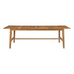 Dorset Outdoor Patio Teak Dining Table - Image 3
