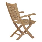 Marina 7 Piece Outdoor Patio Teak Dining Set - Image 4