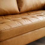 Valour Tufted Vegan Leather Sofa - Image 10