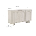 Flux Arched 3-Door Sideboard - Image 4