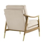 Langford Performance Velvet Accent Armchair - Image 6
