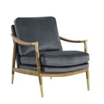 Langford Performance Velvet Accent Armchair - Image 11