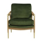 Langford Performance Velvet Accent Armchair - Image 25