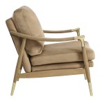 Langford Performance Velvet Accent Armchair - Image 32