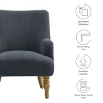 Ellington Fabric Upholstered Accent Armchair - Image 21