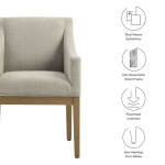 Alton Fabric Upholstered Dining Armchair - Image 3
