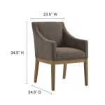 Alton Fabric Upholstered Dining Armchair - Image 13