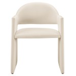 Talia Performance Velvet Dining Armchair - Image 4