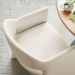 Talia Performance Velvet Dining Armchair - Image 2