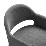 Talia Upholstered Fabric Dining Armchair - Image 3