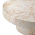 Alora Indoor - Outdoor Patio Concrete Round Coffee Table - Image 7