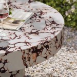 Alora Indoor - Outdoor Patio Concrete Round Coffee Table - Image 25