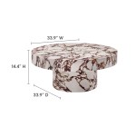 Alora Indoor - Outdoor Patio Concrete Round Coffee Table - Image 15