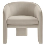 Greer Performance Velvet Upholstered Accent Armchair - Image 7