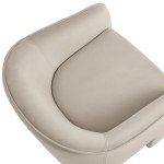 Greer Performance Velvet Upholstered Accent Armchair - Image 8