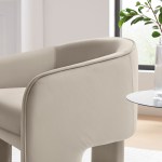 Greer Performance Velvet Upholstered Accent Armchair - Image 10