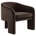 Greer Performance Velvet Upholstered Accent Armchair - Image 20