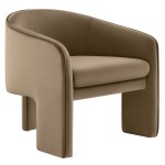 Greer Performance Velvet Upholstered Accent Armchair - Image 29