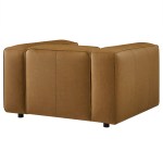 Auren Upholstered Vegan Leather Modular Armchair - Image 6