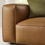 Auren Upholstered Vegan Leather Modular Armchair - Image 11
