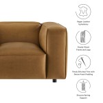 Auren Upholstered Vegan Leather Modular Armchair - Image 3