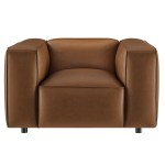 Auren Upholstered Vegan Leather Modular Armchair - Image 17