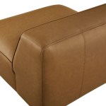 Auren Upholstered Vegan Leather Modular Armless Chair - Image 8