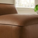 Auren Upholstered Vegan Leather Modular Armless Chair - Image 21