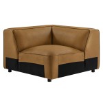 Auren Upholstered Vegan Leather Modular Corner Chair - Image 7