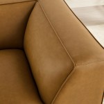 Auren Upholstered Vegan Leather Modular Corner Chair - Image 11