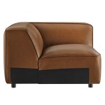 Auren Upholstered Vegan Leather Modular Corner Chair - Image 15