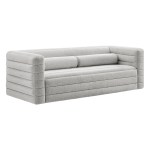Relle Channel Tufted Boucle Upholstered Sofa - Image 11